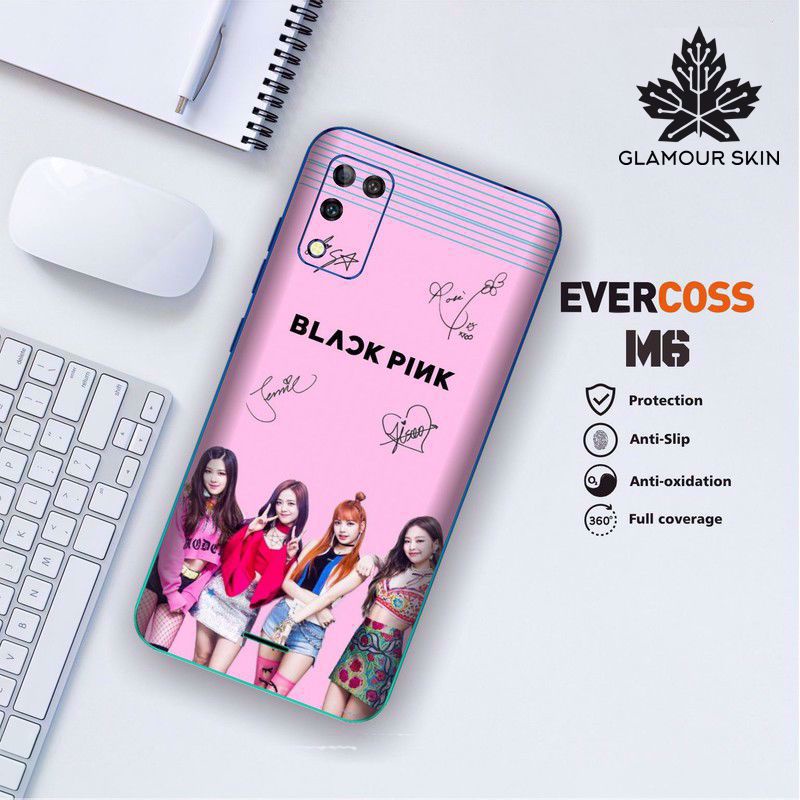 *(Dapat2PCS)* EVERCOSS M6 Garskin Case/Stiker Protector Motif BLACKPINK