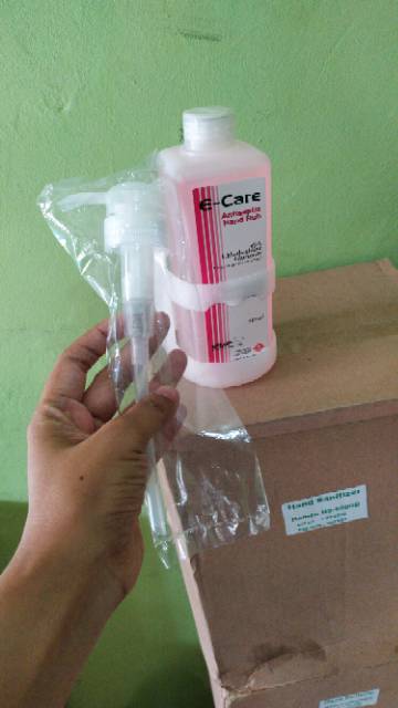 E-CARE ENSEVAL ANTISEPTIC HAND RUB HAND SANITIZER TANPA BILAS