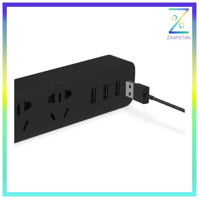 Xiaomi Mi Smart Power Strip 3 Plug dengan 3 USB Port 2A - XMCXB01QM (O