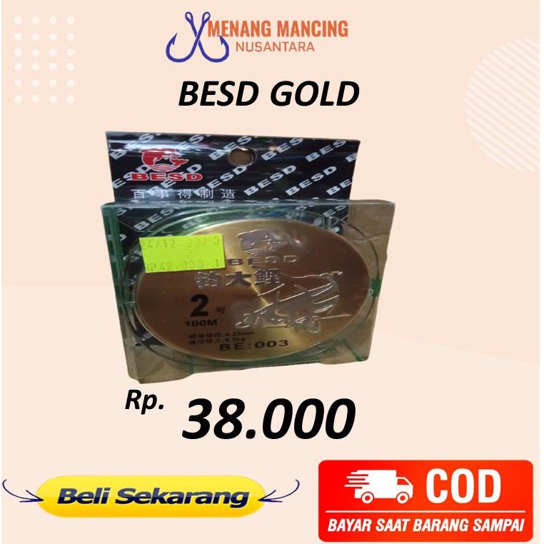 SENAR BESD GOLD PANCING SENAR MANCING BESD 003 SENAR NILON SENAR KUAT