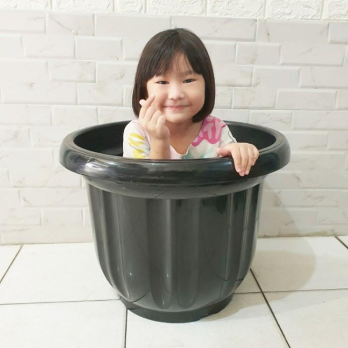Pot Jumbo Tanaman besar 50 pot 60 tanaman hias buah / bunga pot hitam