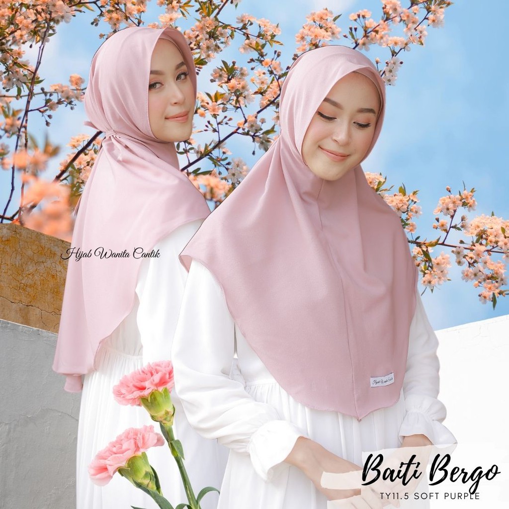 Hijabwanitacantik - Hijab Instan Baiti Bergo Polos