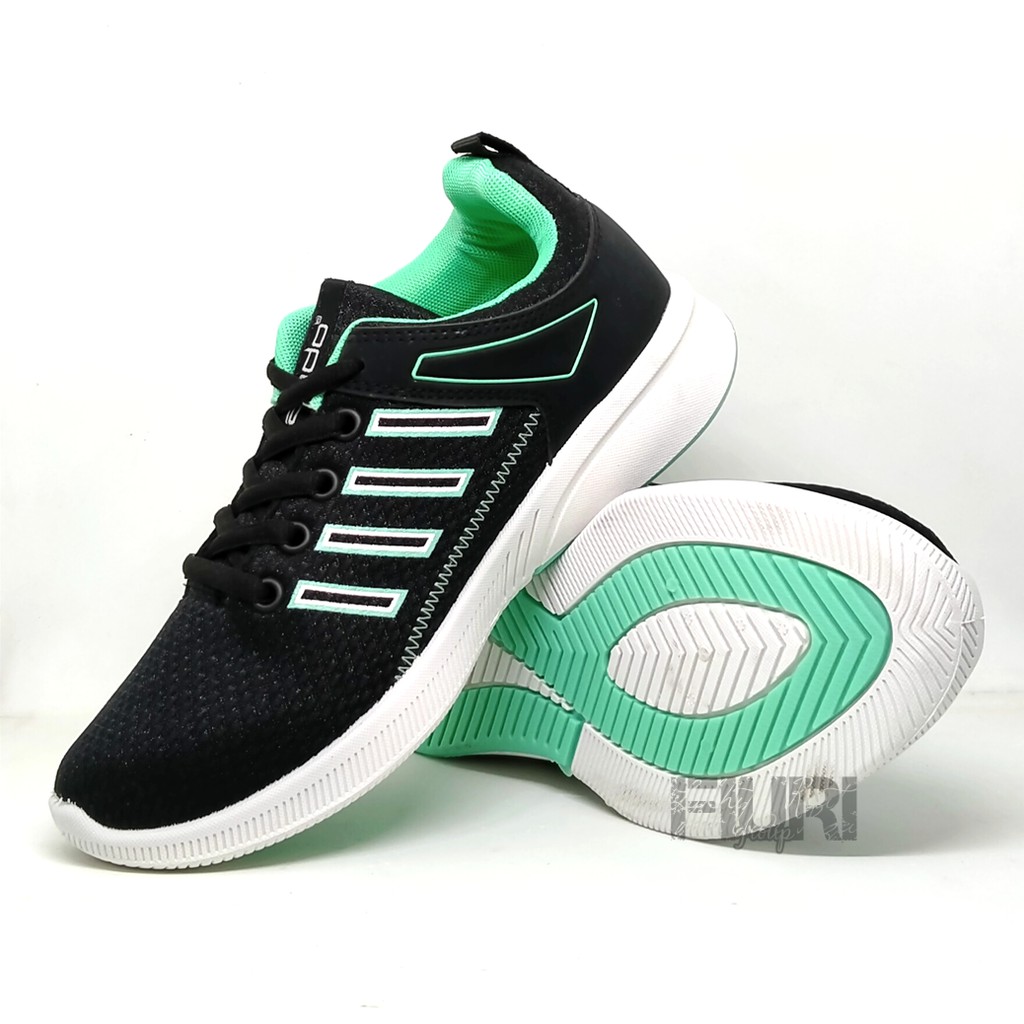 FIURI - ANDO ORIGINAL - DYNA 37-40 HITAM TOSCA - SEPATU SNEAKERS SPORT KANVAS SOL KARET ANAK PEREMPUAN - SEPATU KETS FASHION TRENDY WANITA DEWASA - SEPATU OLAHRAGA LARI FITNES SENAM KERJA KULIAH BERTALI CEWEK MURAH PROMO DISKON BONUS KAOS KAKI