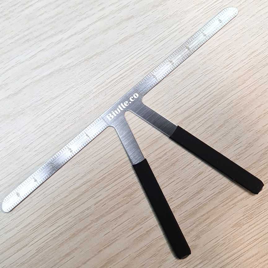 (BISA COD) FTIHSHP Penggaris Alis Eyebrow Ruler Measure Shaping Tool