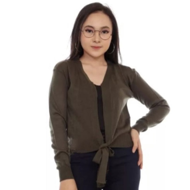 Chalea Cardigan Rajut kekinian - Cardigan Rajut Tali Kekinian - Cardigan Rajut Al size model terbaru