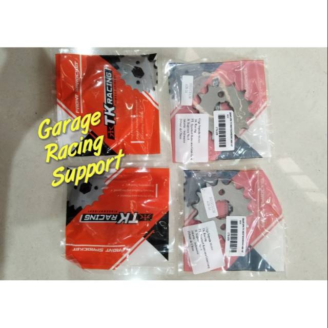 GEAR GIR DEPAN GL PRO GL NEO MEGAPRO CB150 SONIC 150 VERZA DLL TK RACING
