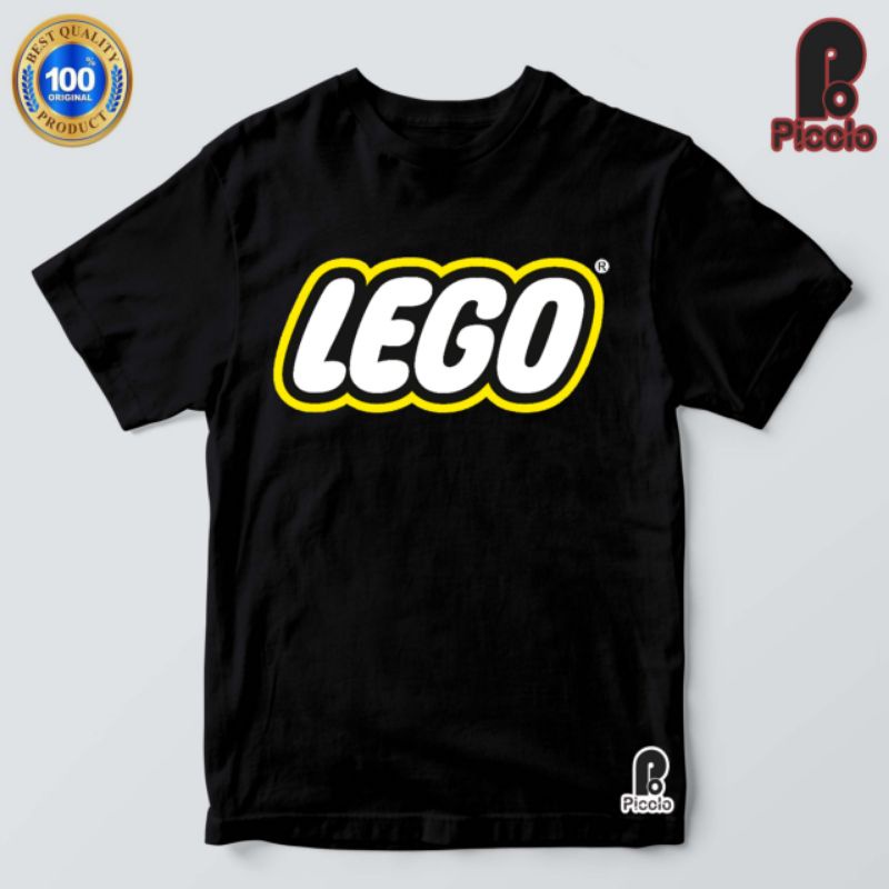 baju kaos anak logo lego bahan premium atasan