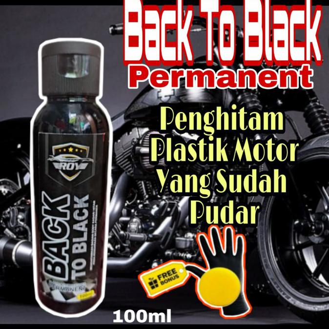 Kualitas Terbaik] Penghitam Body Motor / Dashboard / Cairan Penghitam Permanen