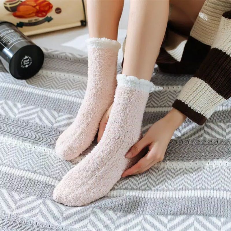 Ready Kaos kaki winter Kaos kaki wool kaos kaki hangat unisex dewasa/anak