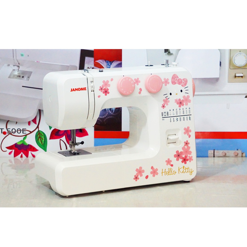 mesin jahit janome hello kitty ns322P