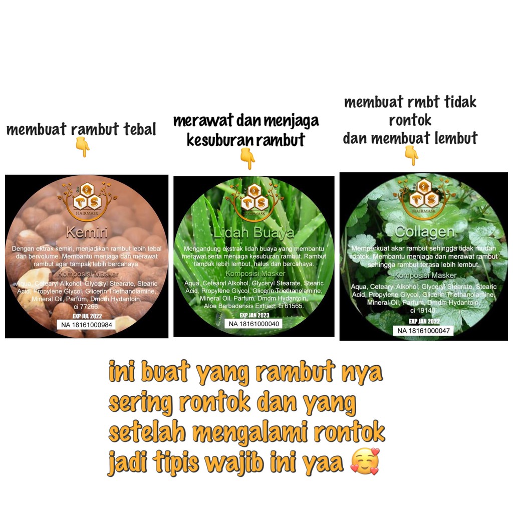 HAIRMASK OTS KOTA MEDAN TERMURAH HARGA GROSIR MASKER RAMBUT BEST SELLER