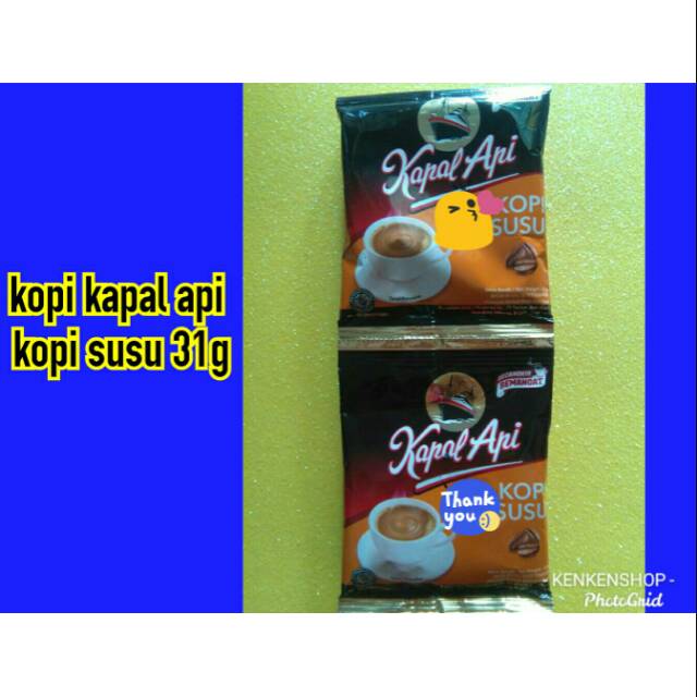 

Kopi kapal api pack special mix mantab kopi susu