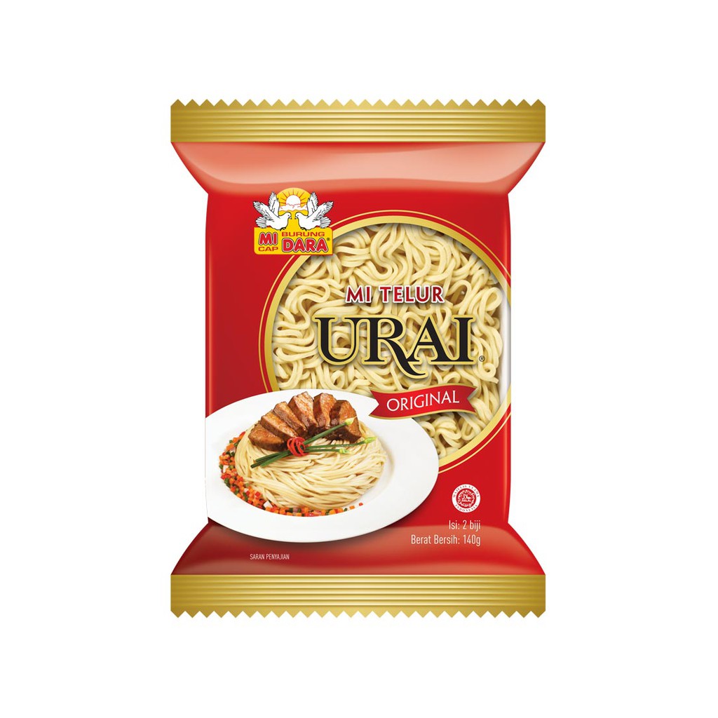 

Burung Dara Mie Telur Urai Original 140 gr