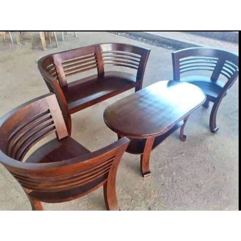 Kursi tamu cantik jumbo kayu jati jepara