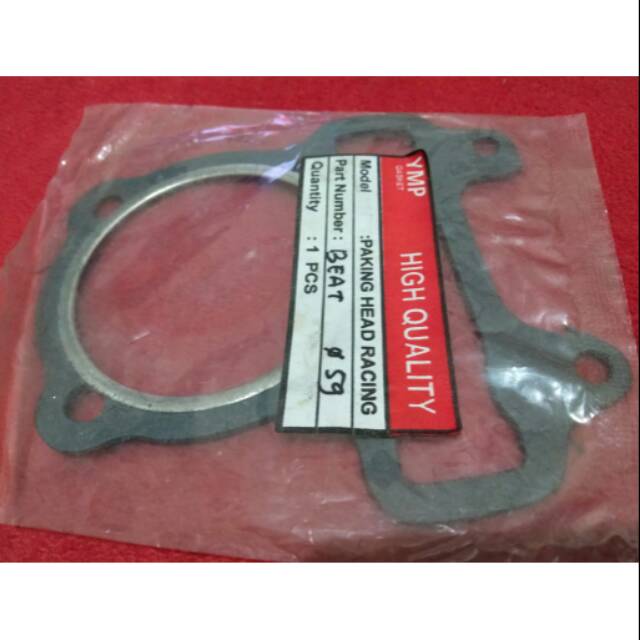 Paking head racing beat scoopy karbu diameter 59