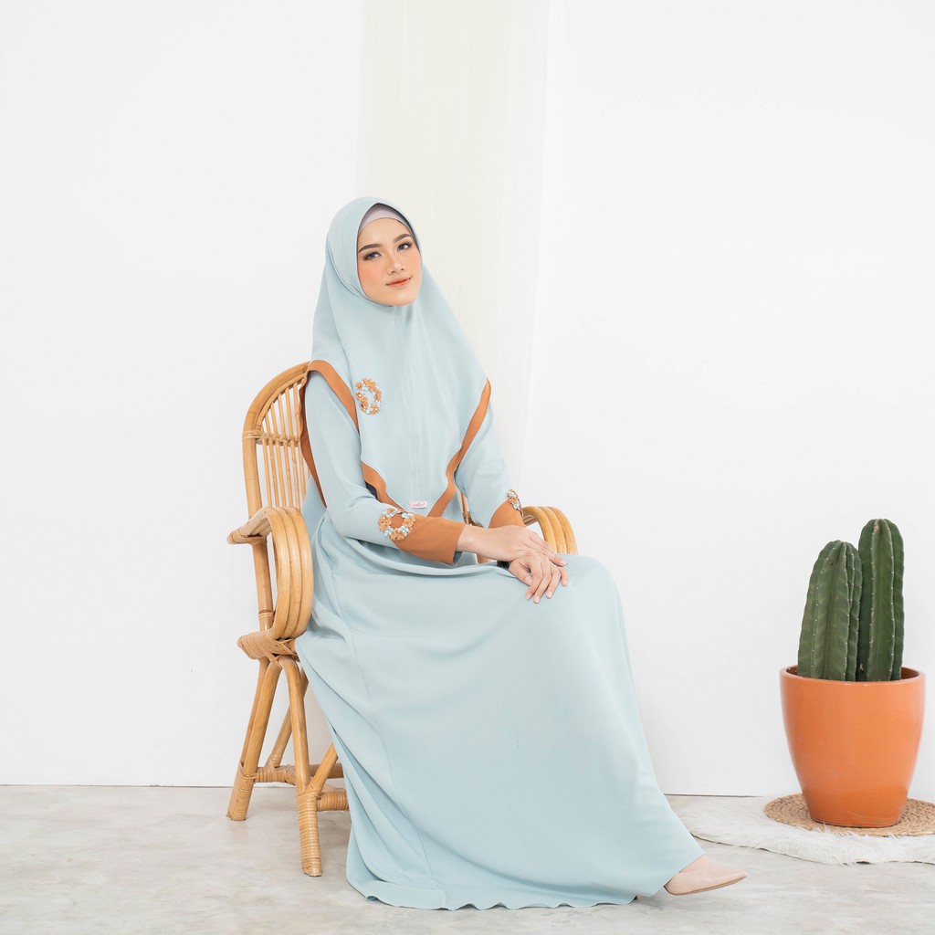 EmmaQueen - Set Dress Muslim Leanna-Sleepy Blue