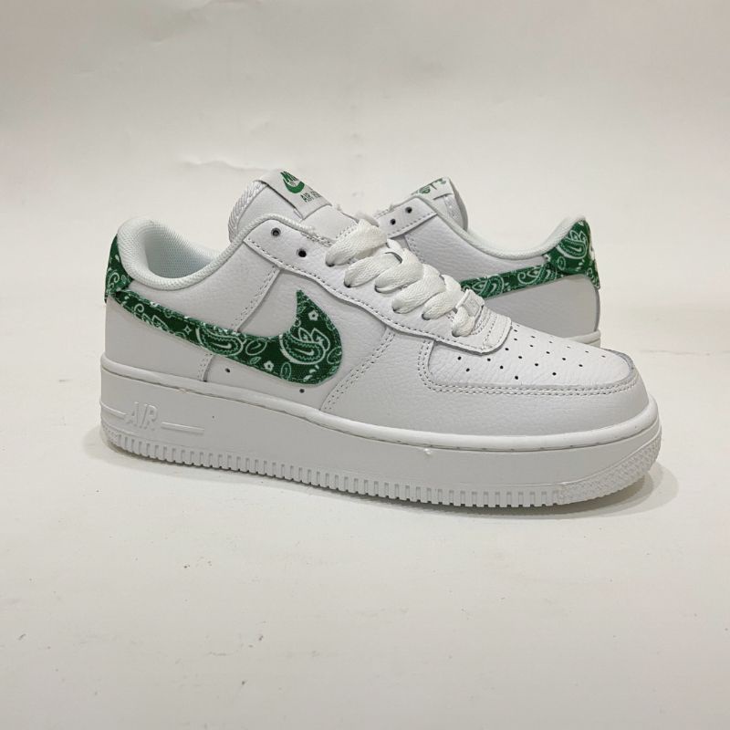 Nike Air Force 1 Low White Green Paisley