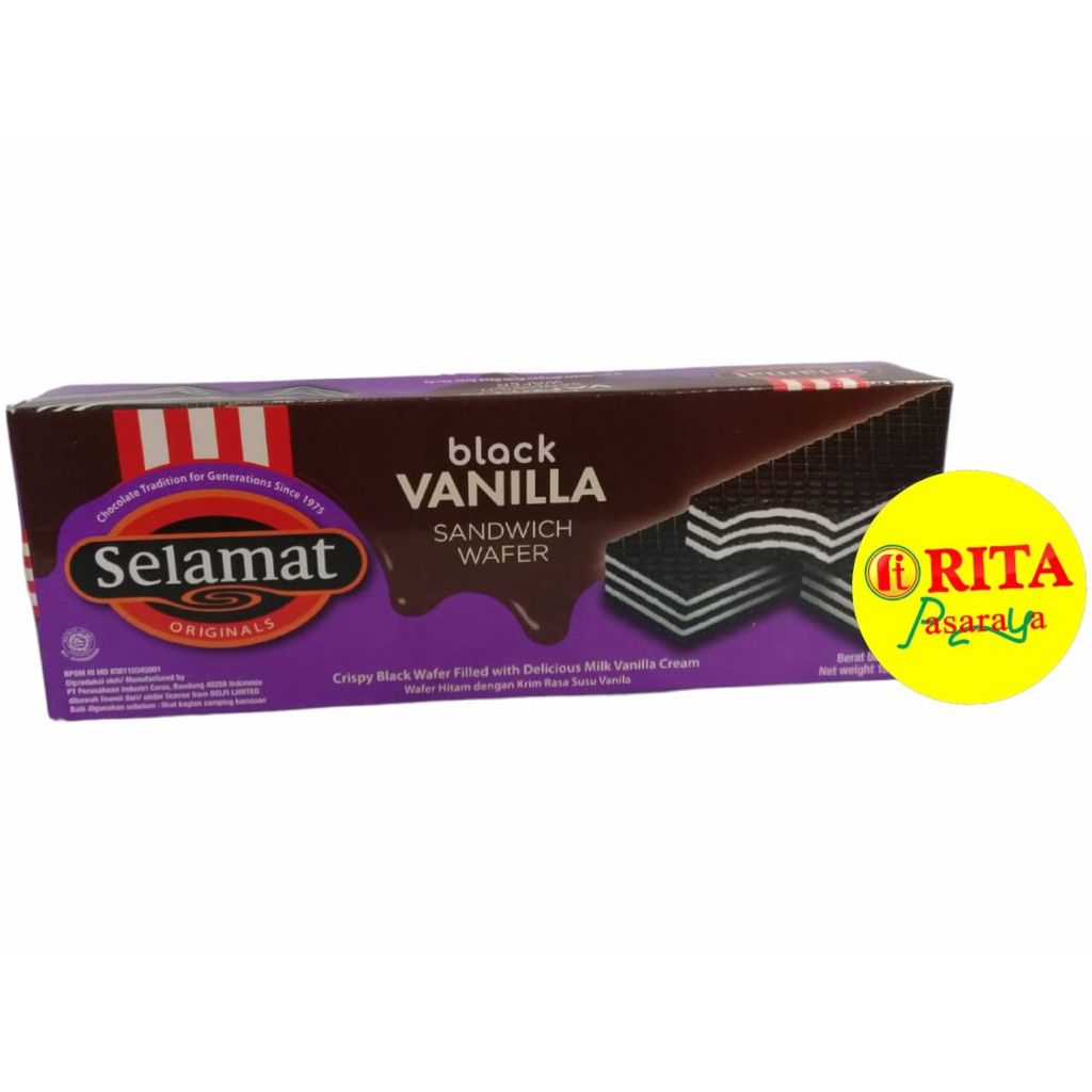 

SELAMAT WAFER BLACK VANILLA 198 GR