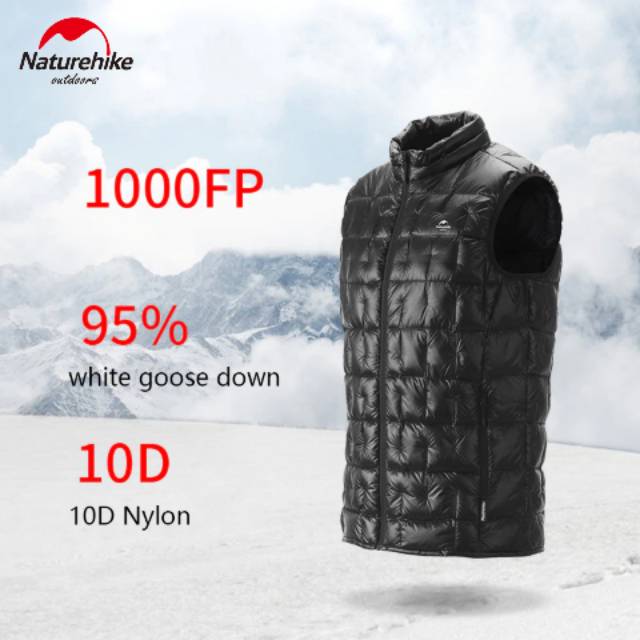 JAKET ROMPI GOOSE DOWN BULU ANGSA NATUREHIKE NH19FS026 HIKING CAMPING WINTER OUTDOOR JAKET PENDAKI G