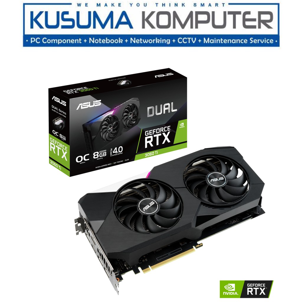 ASUS GeForce RTX 3060 Ti Dual OC Edition 8GB GDDR6