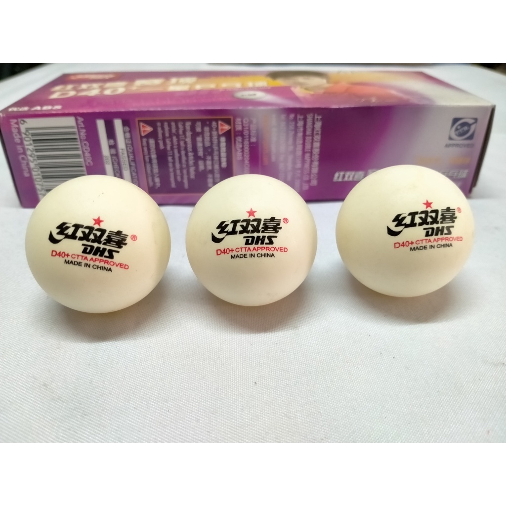 Bola Pingpong DHS D40+ Bintang 1 - Bola Pingpong Tenis Meja