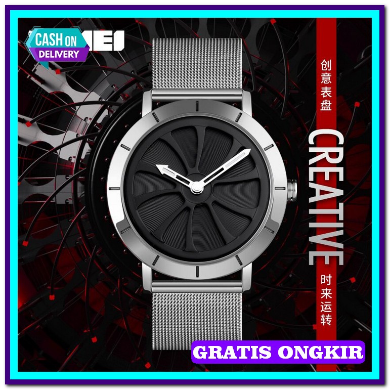 Watch Awet Jm Tangan Cowok Anti Karat Cowo Nyaman Dipakai R7J8 Jam Tan Skmei 9204 Jam Tangan Pria An