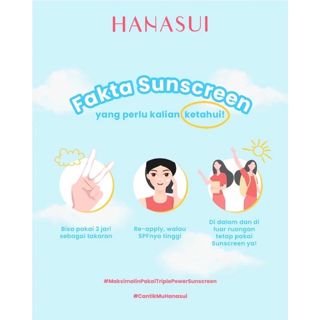 HANASUI Collagen Water Sunscreen SPF50 PA+++ Tabir Surya