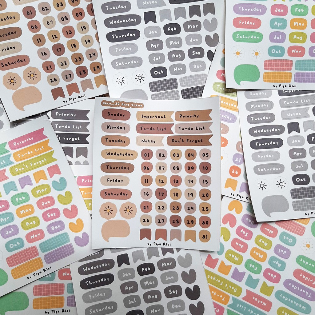 

Journal Kit (Bullet Journal Sticker edition)