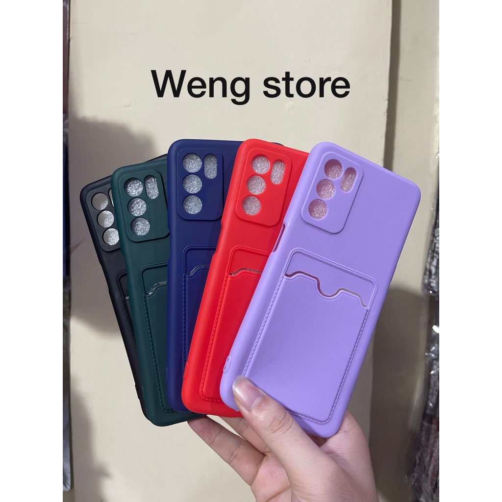 SALE Softcase Card Holder Wallet Macaron For Oppo Realme Xiaomi Vivo Samsung