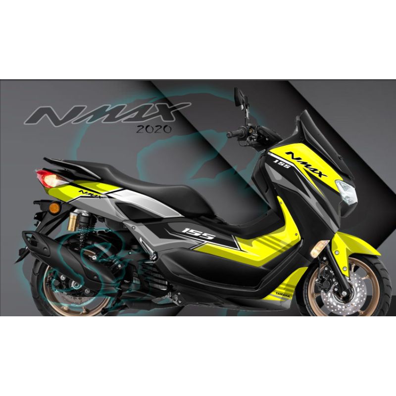 Decal NMAX Kuning manis manja