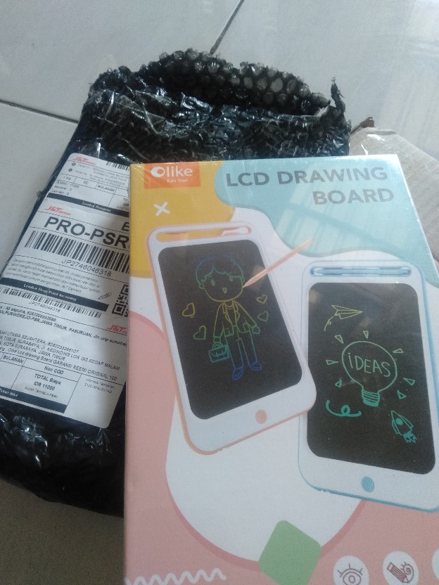 Olike Lcd Drawing Board Garansi Resmi Original 100% Packing Buble Wrap + Kardus Dijamin Sangat Aman