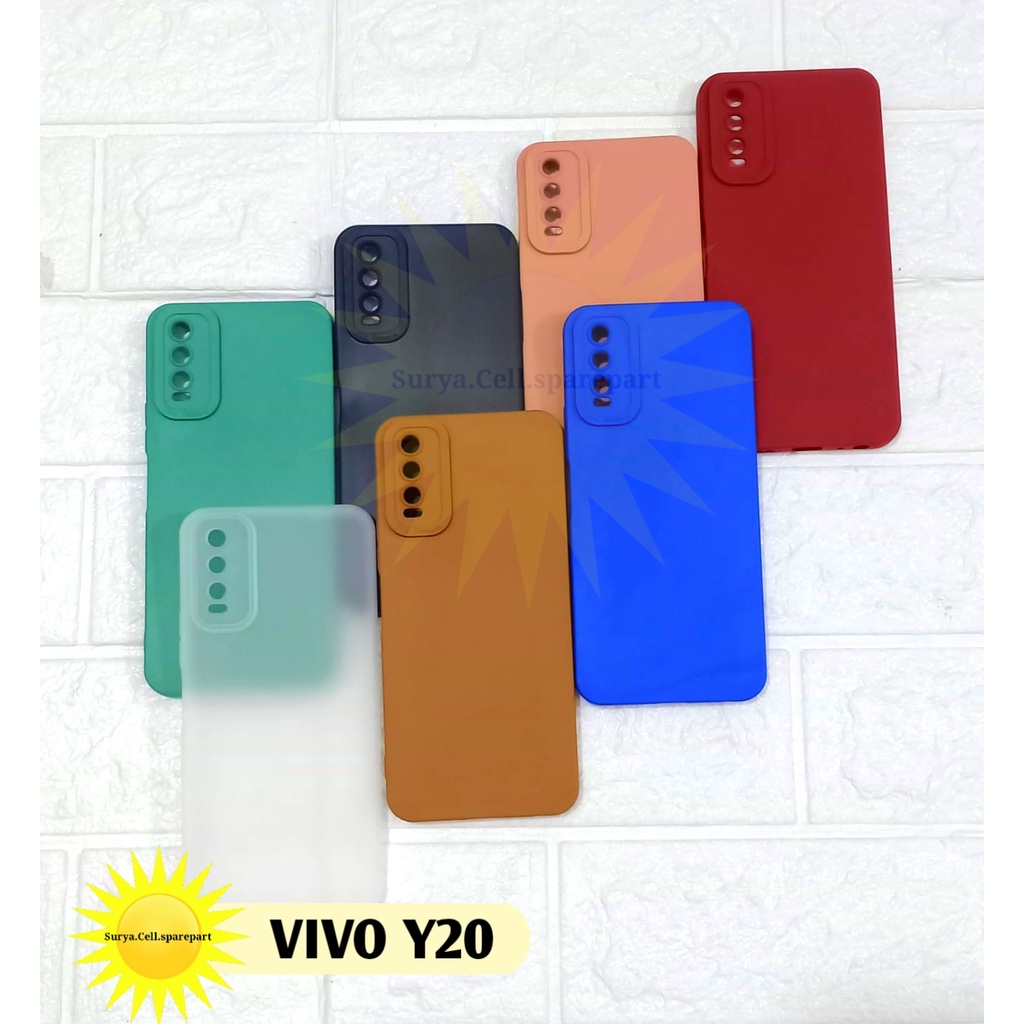 Case Slim Matte Pro Camera Vivo Y20 Y20s Y12s Y21 Y21s Y33s