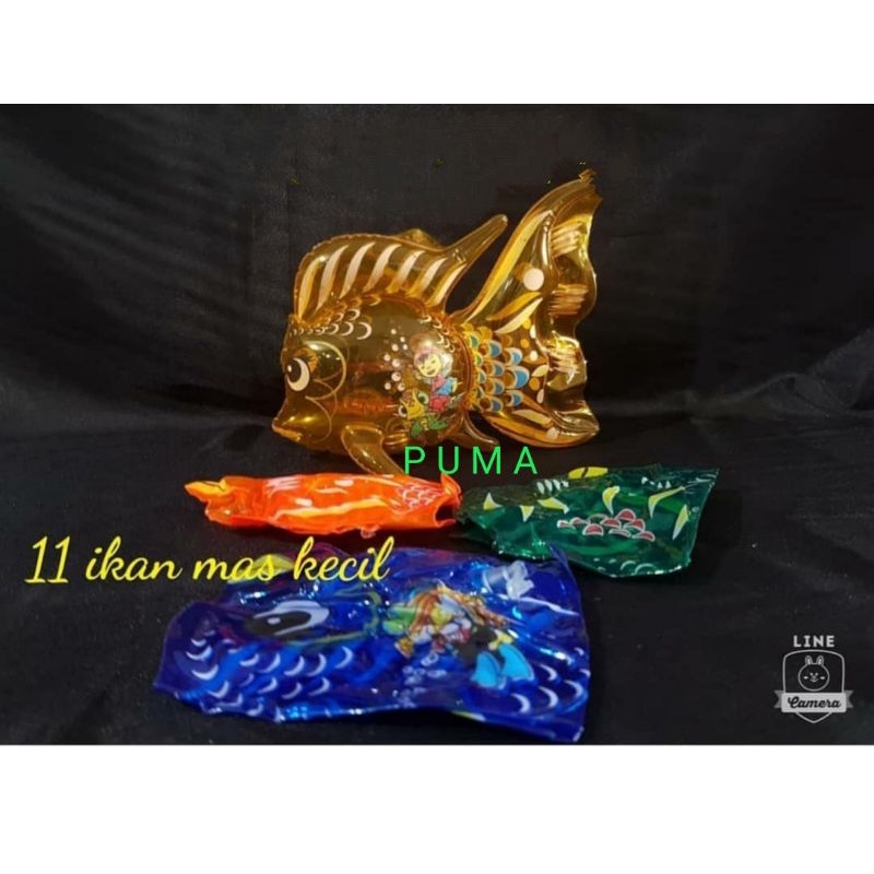 Boneka ikan mas  dan Ayam kecil mika