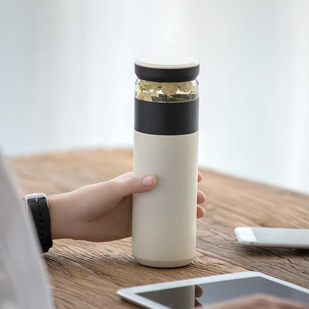 Xiaomi Fun Home Botol Minum Thermos Penyaring Teh Tea Infuser 520ml