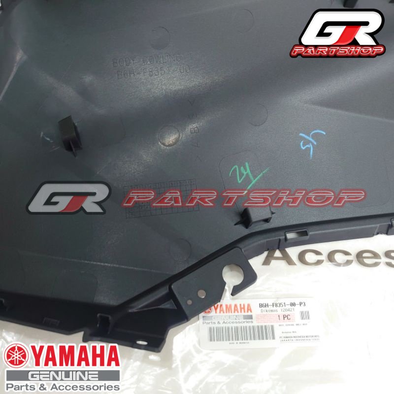 KANAN KIRI DI VARIAN | BODY COWLING HITAM DOFF B6H-P3 NEW NMAX 2020 ORIGINAL YAMAHA SAYAP COVER LAMPU DEPAN PIPI ORI YGP ALL NEW NMAX CONNECTED CONECTED