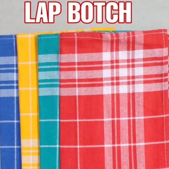 Serbet Dapur Tebal Warna Rainbow Botch / lap dapur / lap tangan/ serbet jumbo botch - isi 12 pcs