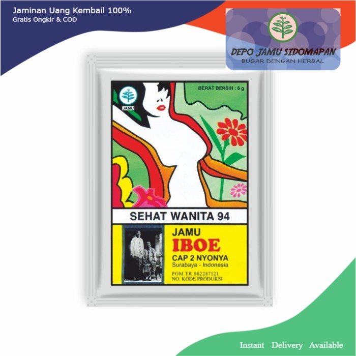 

Jamu IBOE - 1 Pack Sehat Wanita @ 10 Sachet