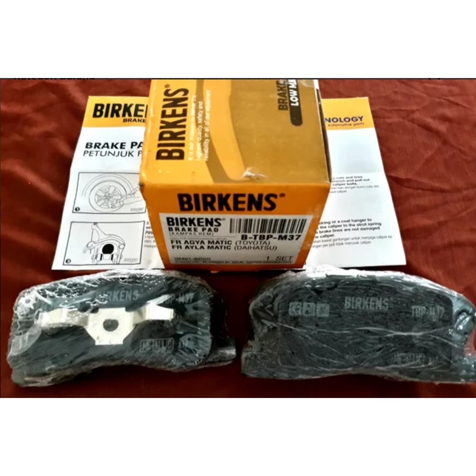 Brake Pads Kampas Rem Depan Ayla Agya Datsun Go merk Birkens