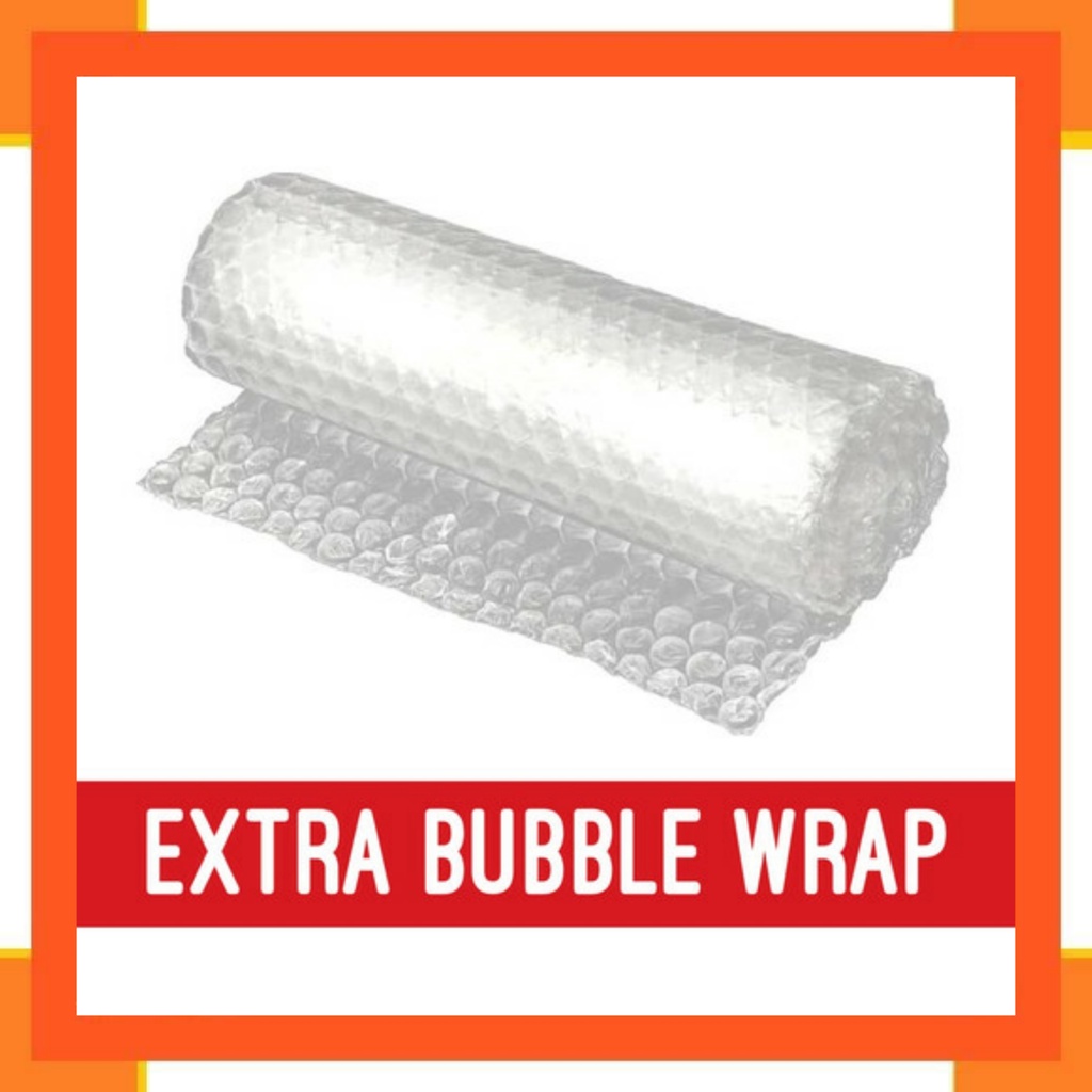 

Bubble wrap tambahan packing