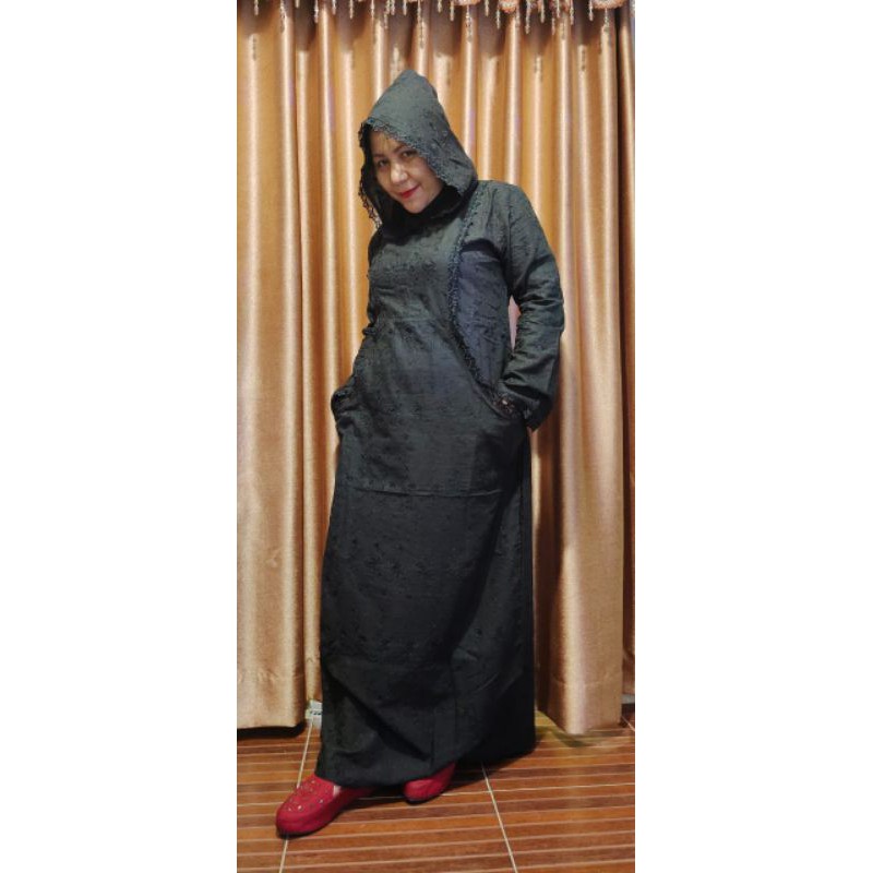 Gamis Hodie Nagita Khusus Hitam