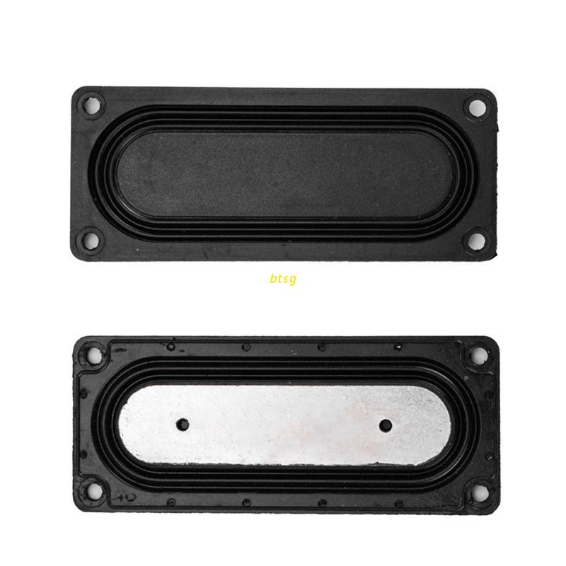 btsg 2PCS Audio Bass Diaphragm Square Frame Vibration Film Passive Radiator Speaker Repair Parts DIY Home Theater Speaker Accessories