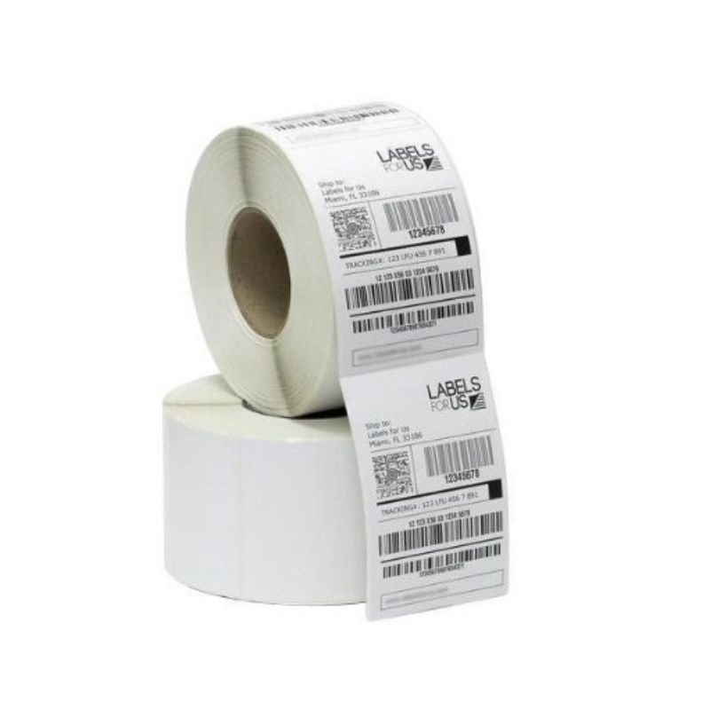 Kertas Thermal Label Barcode Pengiriman 100x150 mm A6 isi 500pcs 350 dan 250 Roll n Lipat Direct Thermal Sticker Kerta Print Termal