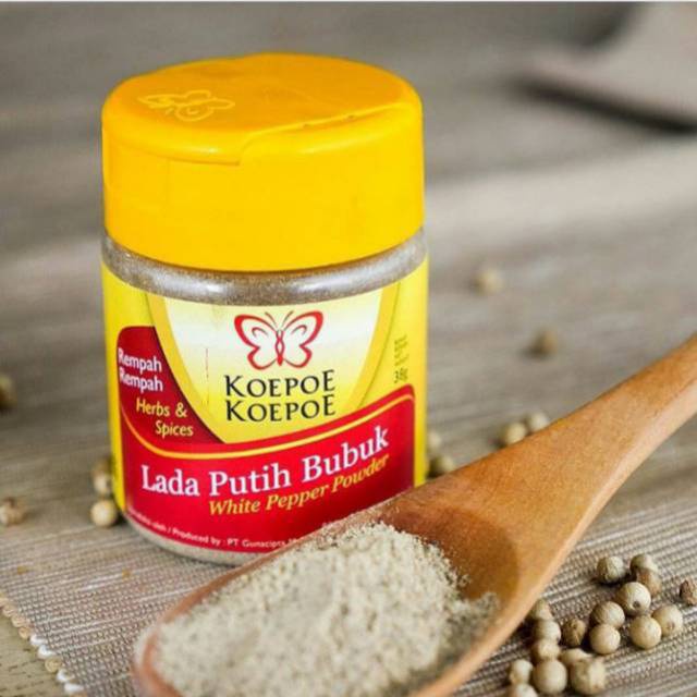 Koepoe  bubuk merica putih 38 gr