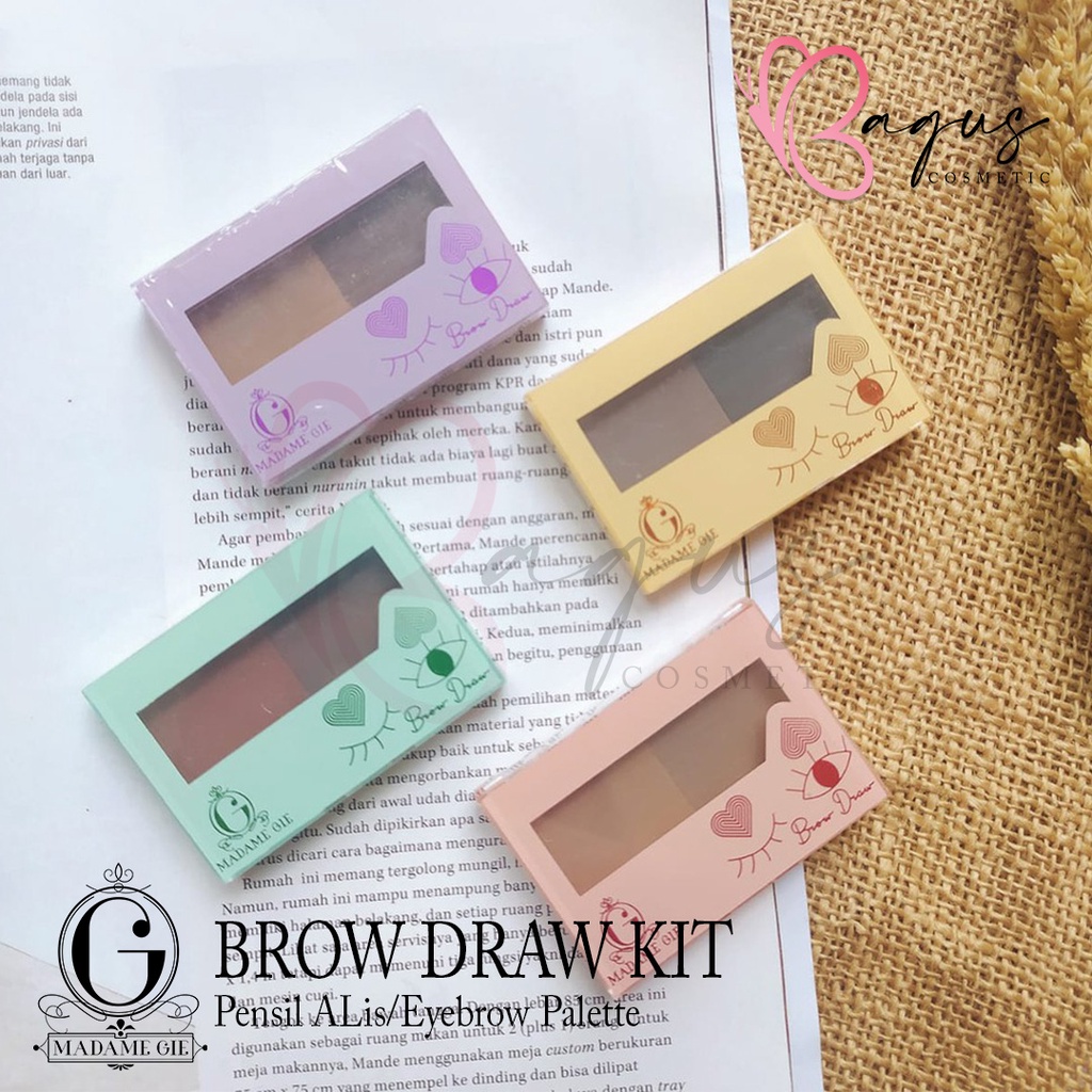 ⭐ BAGUS ⭐ MADAME GIE BROW DRAW KIT | Pensil Alis / Eyebrow Palette