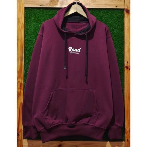 Suiter Hoodie flecce Premium Kachios - Sweater Hoodie Kachios - Hoodie Pria / Wanita - Hoodie Marun Burgundy Jumbo Original Kachios Project terlaris dan termurah