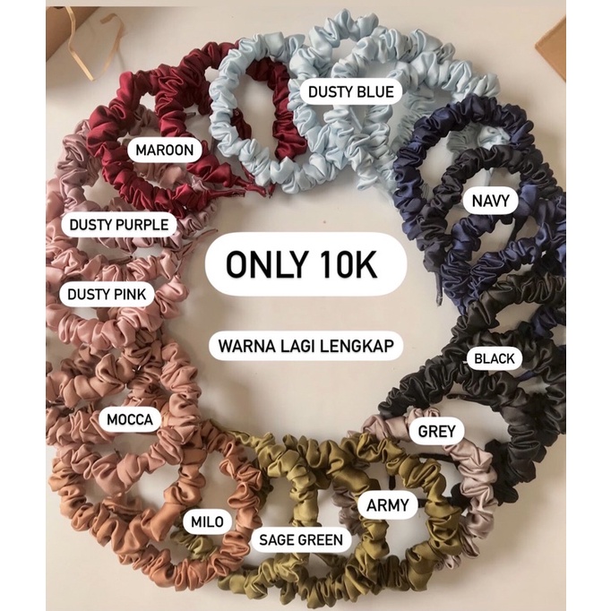 Bando Scrunchie anti patah / Bando Scrunchie Premium / Bando Serut Premium