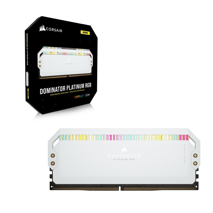 Corsair DDR5 Dominator Platinum RGB PC44800 32GB (2x16GB) - White