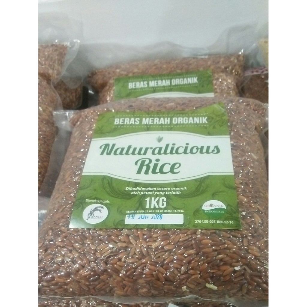 

Beras Merah Organik Naturalicious Rice 1 kg