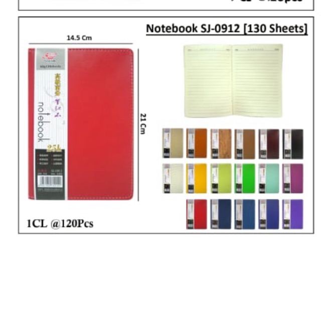 

Buku agenda import 130 lembar