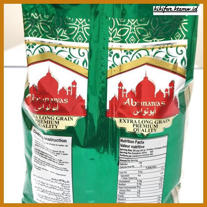 

ANEKA-BERAS- ABUNAWAS BASMATI PREMIUM 1KG -BERAS-SEHAT.